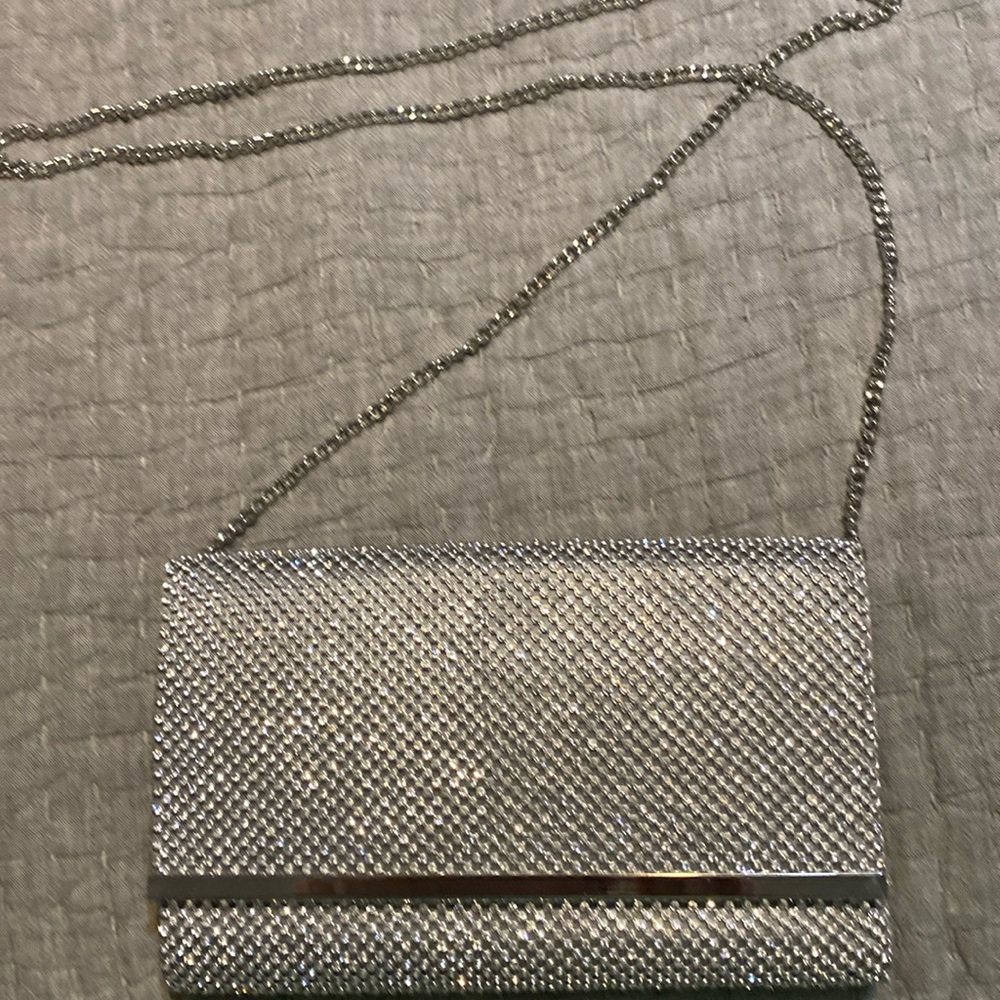 Nordstroms Crystal Mesh Bar Clutch